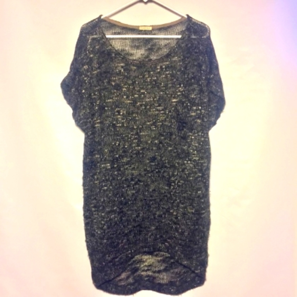 Women’s iLookBasic Short Sleeve Long Sweater Top